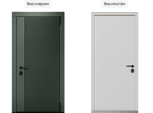 Входная дверь MRC-10416 олива софт ZB 823-SFT фото 2