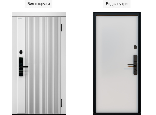 Входная дверь MRC-8013 биометрия белый RAL 9003 фото 2