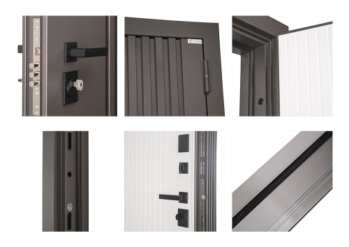 Входная дверь MRS-0010, графит фото 3