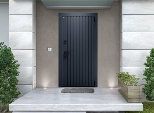 Входная дверь MRC-5020 серый RAL 7024 2 замка