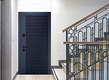 Входная дверь MRC-10424 темно-синий софт ZB 828-SFT 2 замка скрытые петли