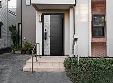 Входная дверь MRC-10810 биометрия черный RAL 9005 NEW