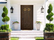 Входная дверь MRC-8733 орех NY классический LW 667-SFT скрытые петли