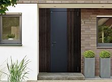 Входная дверь MRC-6023 серый графит по RAL  7024 венге