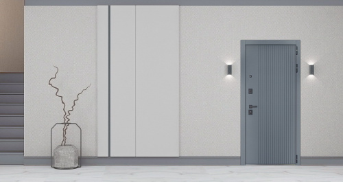 Входная дверь MRS-0045, серебро фото 16