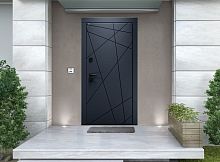 Входная дверь MRC-2521 серый RAL 7024 2 замка скрытые петли