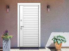 Входная дверь MRC-7111 белый RAL 9003 2 замка