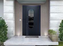 Входная дверь MRC-7223 серый RAL 7024 2 замка