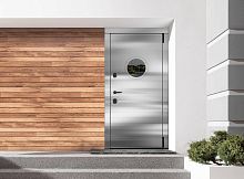 Входная дверь MRC-9910 серый RAL 9005 2 замка