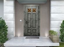 Входная дверь MRC-8718 бетон лофт графит LS 936-2