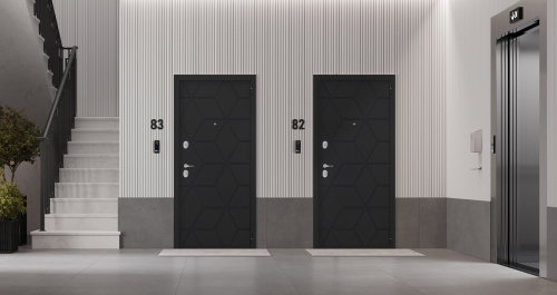 Входная дверь MRS-0040, графит фото 11