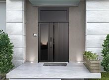 Входная дверь MRC-8029 черный RAL 9005 размер 2700x1500