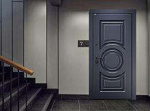 Входная дверь MRC-3230 серый RAL 7024 2 замка скрытые петли