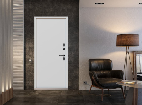 Входная дверь MRC-0047 черный RAL 9005 2 замка фото 3