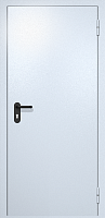 Однопольная противопожарная дверь EI-60 серая RAL 7035 ДМП-01-5