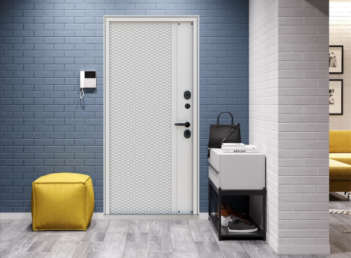 Входная дверь MRC-2136 черный RAL 9005 2 замка фото 3