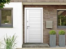 Входная дверь MRC-7112 белый RAL 9003 2 замка скрытые петли