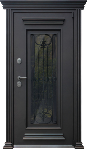 Входная дверь MRS-0015 с терморазрывом, графит