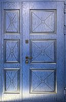 Полуторная входная дверь МДФ (окрас по RAL) с двух сторон Marcy MRC-878