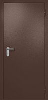 Однопольная противопожарная дверь EI-60 коричневая RAL 8017 ДМП-01-754