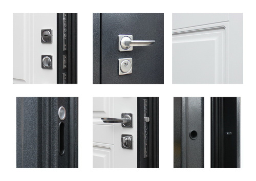 Входная дверь MRS-0077 с терморазрывом, коричневый фото 3