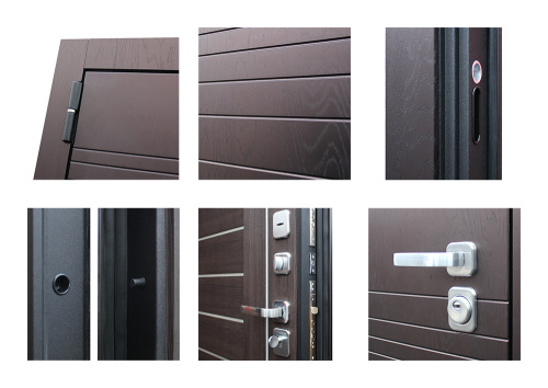 Входная дверь MRS-0054, графит фото 4