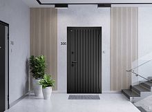 Входная дверь MRC-5017 коричневый RAL 8019 2 замка