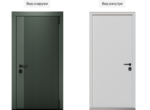 Входная дверь MRC-8017 олива софт ZB 823-SFT фото 2