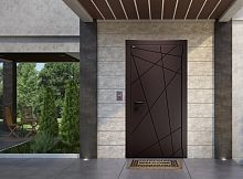 Входная дверь MRC-2516 коричневый RAL 8019