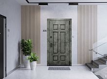 Входная дверь MRC-1514 бетон лофт графит LS 936-2 2 замка