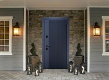 Входная дверь MRC-8024 темно-синий софт ZB 828-SFT 2 замка