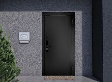 Входная дверь MRC-0024 биометрия черный RAL 9005