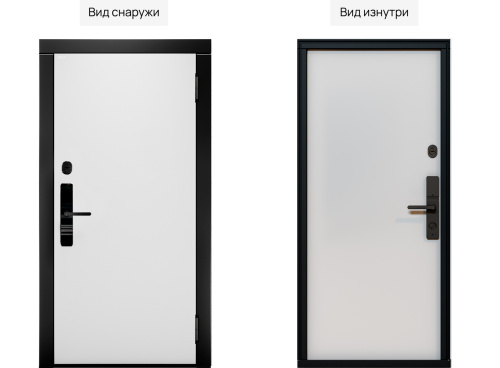 Входная дверь MRC-0018 биометрия белый RAL 9003 фото 2