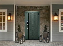 Входная дверь MRC-2117 биометрия олива софт ZB 823-SFT