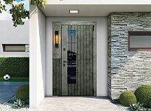 Входная дверь MRC-8615 бетон лофт графит LS 936-2 2 замка