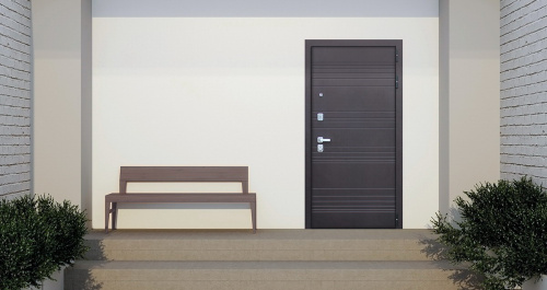 Входная дверь MRS-0055, графит фото 11