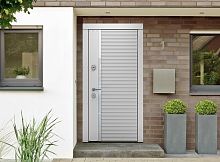 Входная дверь MRC-3013 белый RAL 9003 2 замка скрытые петли