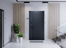 Входная дверь MRC-7121 серый RAL 7024 2 замка скрытые петли