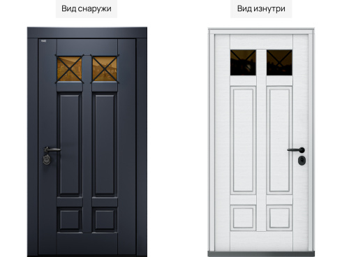 Входная дверь MRC-8737 серый RAL 7024 скрытые петли фото 2