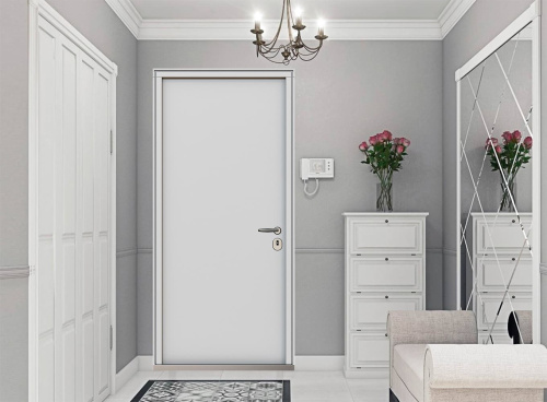 Входная дверь MRC-8026 черный RAL 9005 фото 3