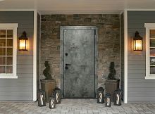 Входная дверь MRC-0015 бетон лофт графит LS 936-2  2 замка Guardian