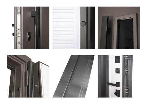 Входная дверь MRS-0012 с терморазрывом, графит фото 3