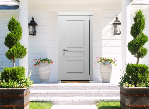 Входная дверь MRC-0410 белый RAL 9003