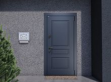 Входная дверь MRC-0427 темно-синий софт ZB 828-SFT 2 замка