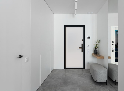 Входная дверь MRC-0022 биометрия серый RAL 7024 фото 3