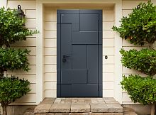 Входная дверь MRC-0732 серый RAL 7024