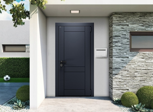 Входная дверь MRC-7722 серый RAL 7024