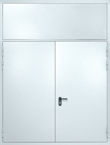 Распашные противопожарные ворота ei-60 с глухой вставкой сверху ПВ-480 Распашные противопожарные ворота ei-60 с глухой вставкой сверху ПВ-480