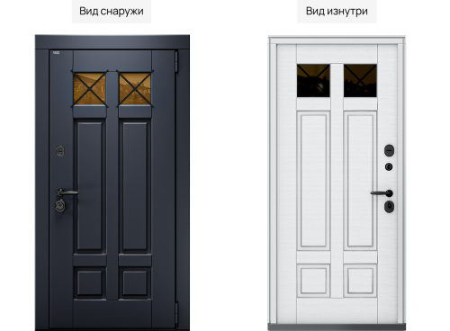 Входная дверь MRC-8735 серый RAL 7024  2 замка фото 2