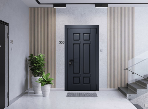 Входная дверь MRC-1522 серый RAL 7024